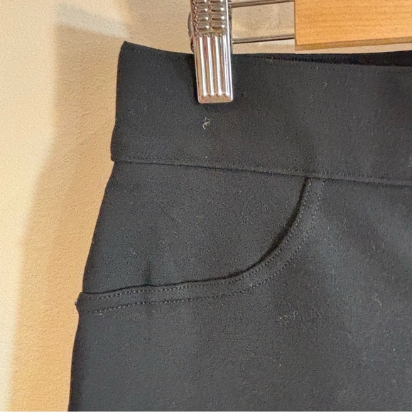 SPANX Sz XL Perfect Black Pants Classic Black Elastic Waistband Back NEW - Picture 6 of 14
